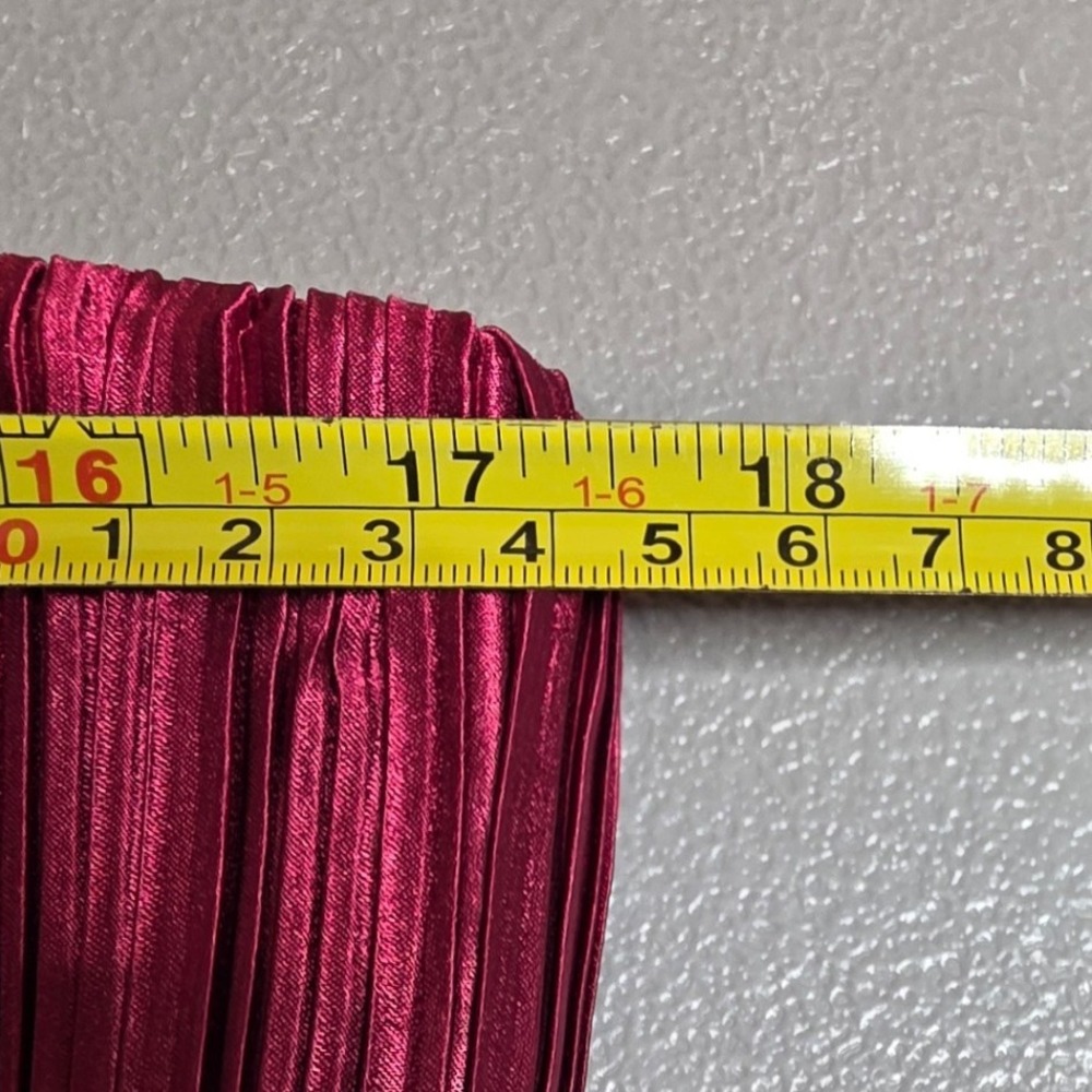 L'IDEE Anthropologie Women 12 Gatsby Convertible Midi Dress Oxblood Red Wine NWT - Picture 5 of 16